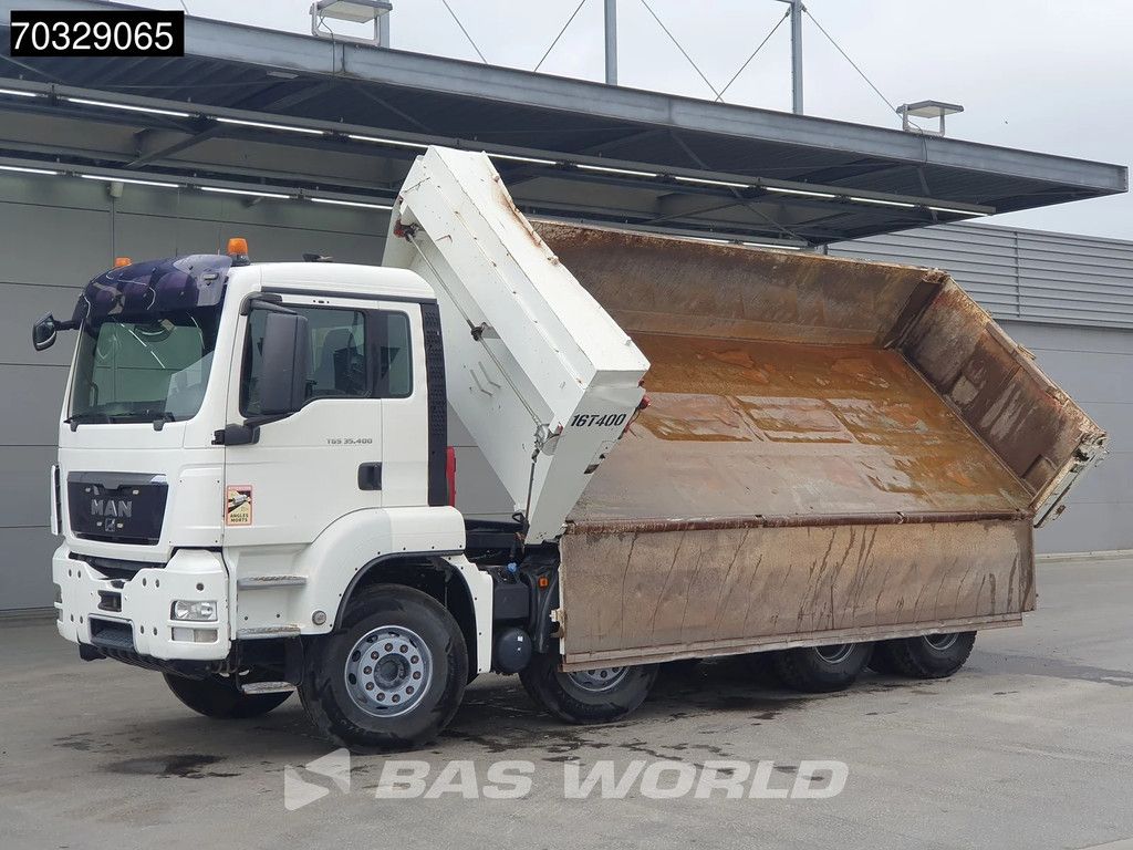 MAN TGS 35.400 8X4 13m3 2-way tipper Steelsuspension Big-Axle Euro 5
