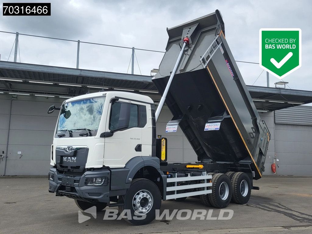 MAN TGS 33.480 6X4 NEW! 20m3 tipper Big-Axle Steel suspension Automatic Euro 6