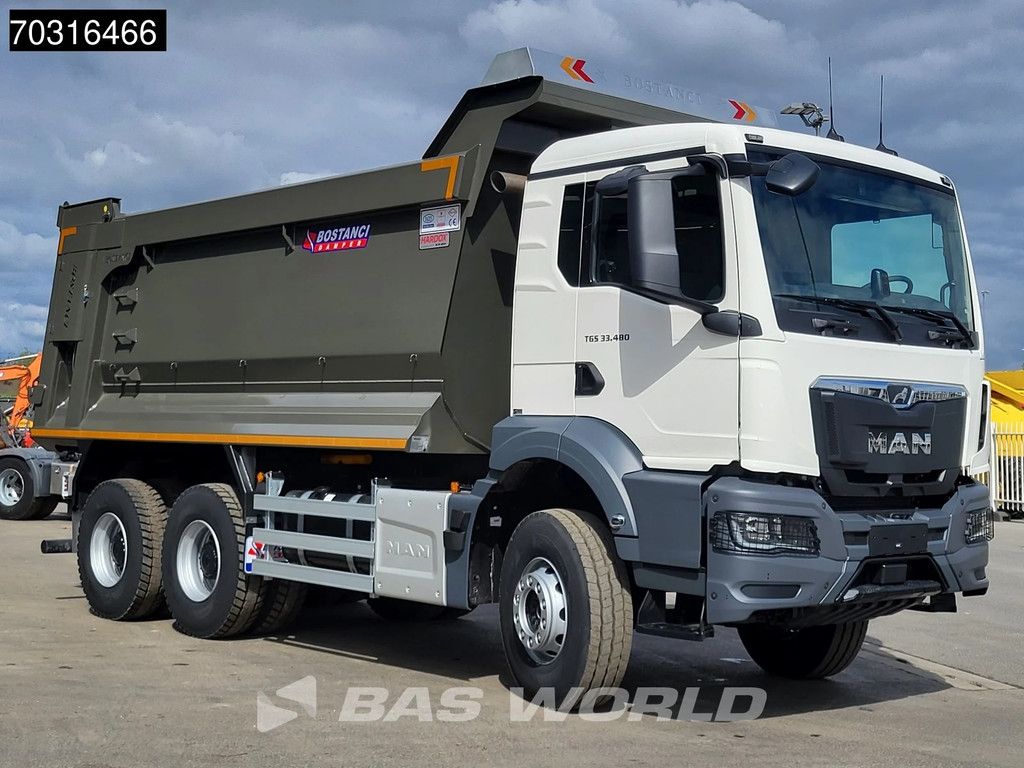 MAN TGS 33.480 6X4 NEW! 20m3 tipper Big-Axle Steel suspension Automatic Euro 6