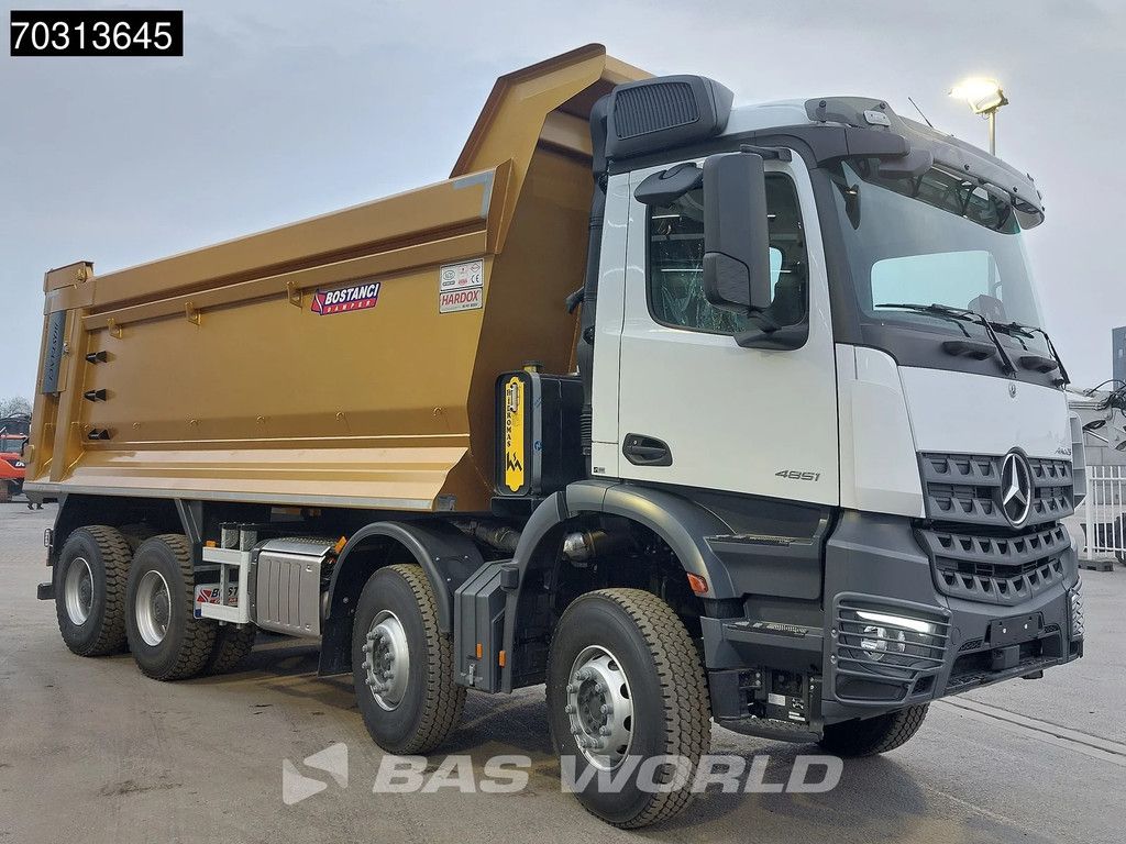Mercedes Arocs 4851 8X4 NEW!! 26m3 Tipper Full Steel Big-Axle Euro 6