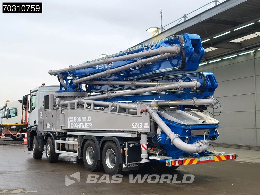 Mercedes Arocs Arocs 4151 8X4 NEW! 43mtrs Bonneux 5Z43 concrete pump Steel suspension Big-Axle Euro 6
