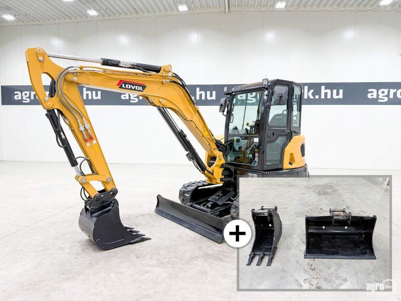 Lovol FR55F-u UN 5,800 kg rubber-tracked mini , air condi
