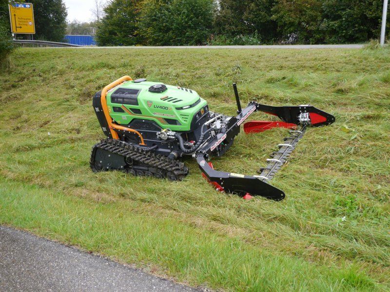 MDB LV400 PRO X Mähraupe Funkraupe inkl. Dpelmesser-Mähwerk-