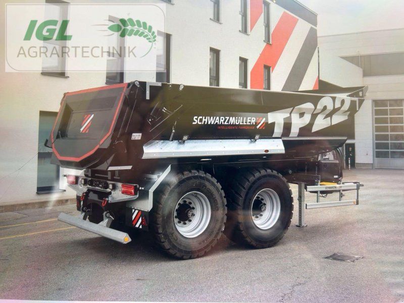 Schwarzmüller 2 ACHS-ZENTRALACHS-SCHWERLAST MULDENKIPPER TP 22