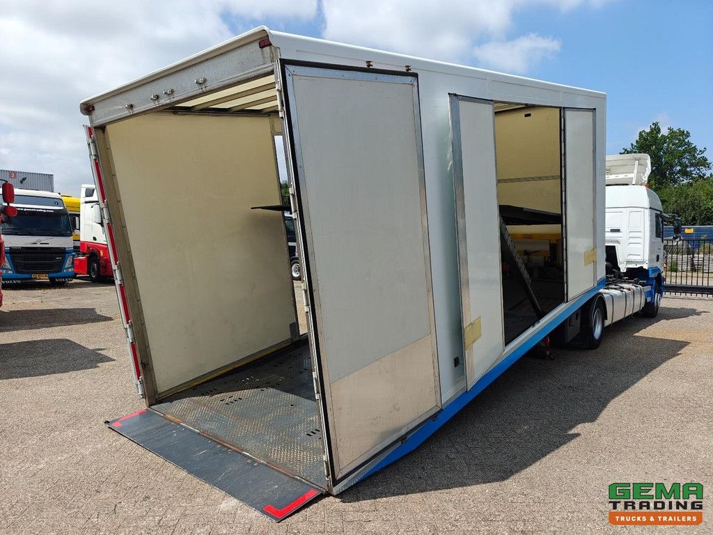 MAN TGM 12.280 4x2 Schlafkabine Euro4 (6CIL) - Falkom FAS6000 geschlossener Aufbau mit Fernbedienung + 3600KG Seilwinde - 406.000km Original - TOP!