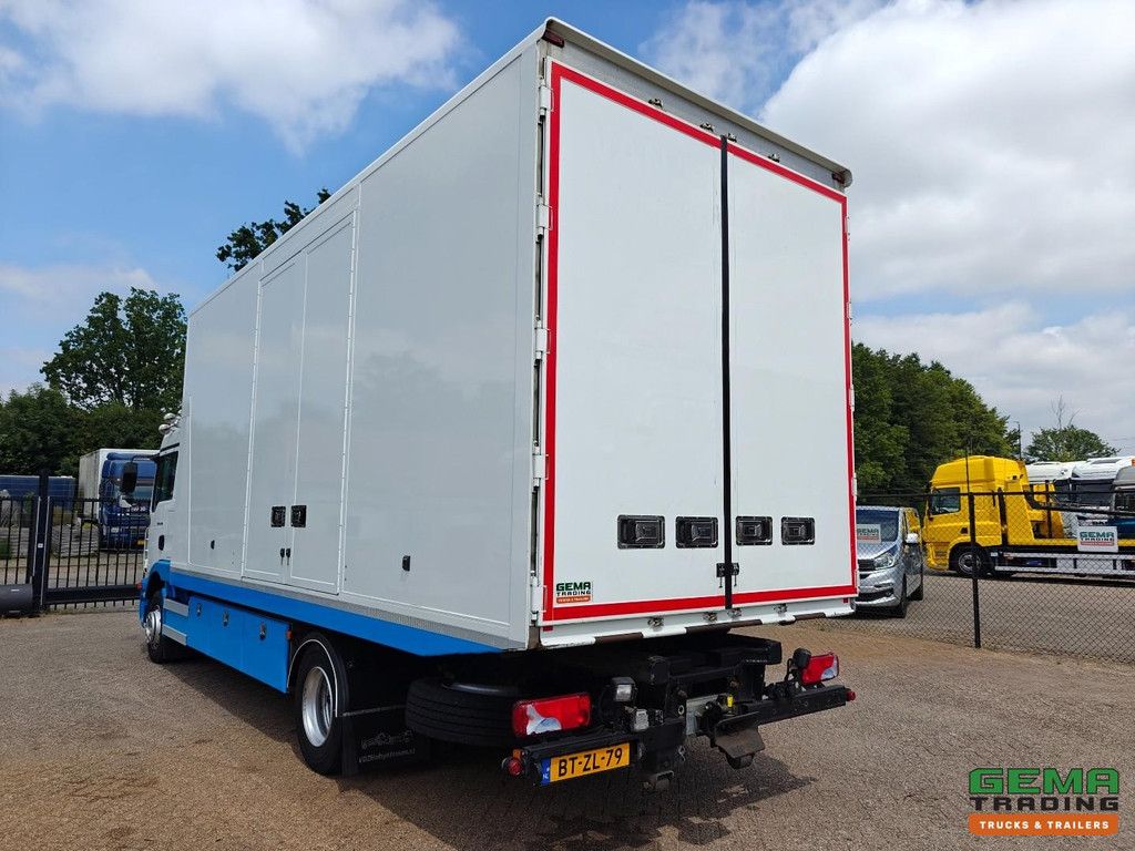 MAN TGM 12.280 4x2 Schlafkabine Euro4 (6CIL) - Falkom FAS6000 geschlossener Aufbau mit Fernbedienung + 3600KG Seilwinde - 406.000km Original - TOP!