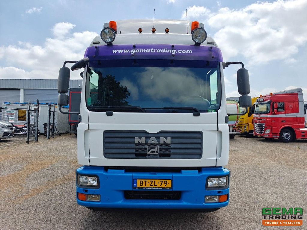 MAN TGM 12.280 4x2 Schlafkabine Euro4 (6CIL) - Falkom FAS6000 geschlossener Aufbau mit Fernbedienung + 3600KG Seilwinde - 406.000km Original - TOP!