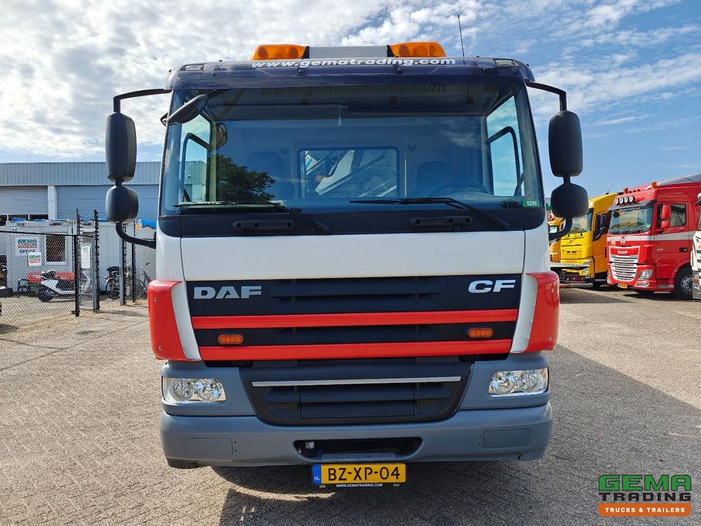 DAF FA CF75.250 4x2 Tageskabine Euro 5 - 3-seitiger VossenBelt-Kipper + Recyclingventile + Hiab 111BS-3 Funkfernbedienung - 203.000 km - Generalüberholter TOP-Zustand