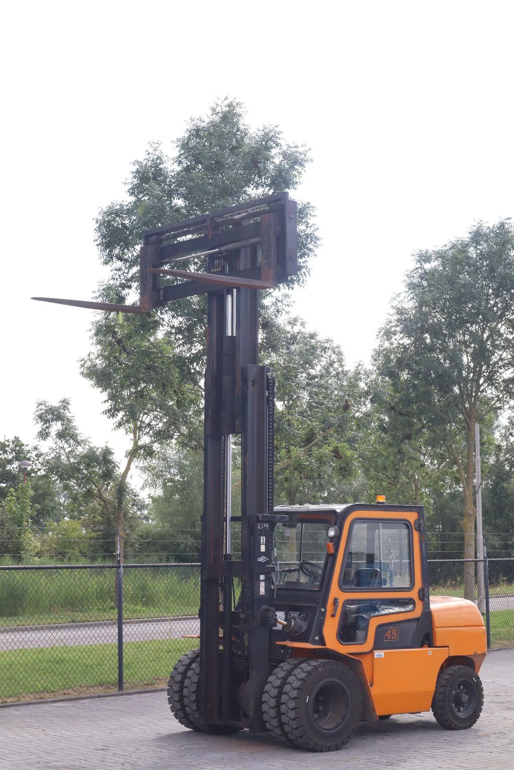 Hangcha CPCD45 | 4.5 TON | TRIPLEX | SIDESHIFT | SPREADER