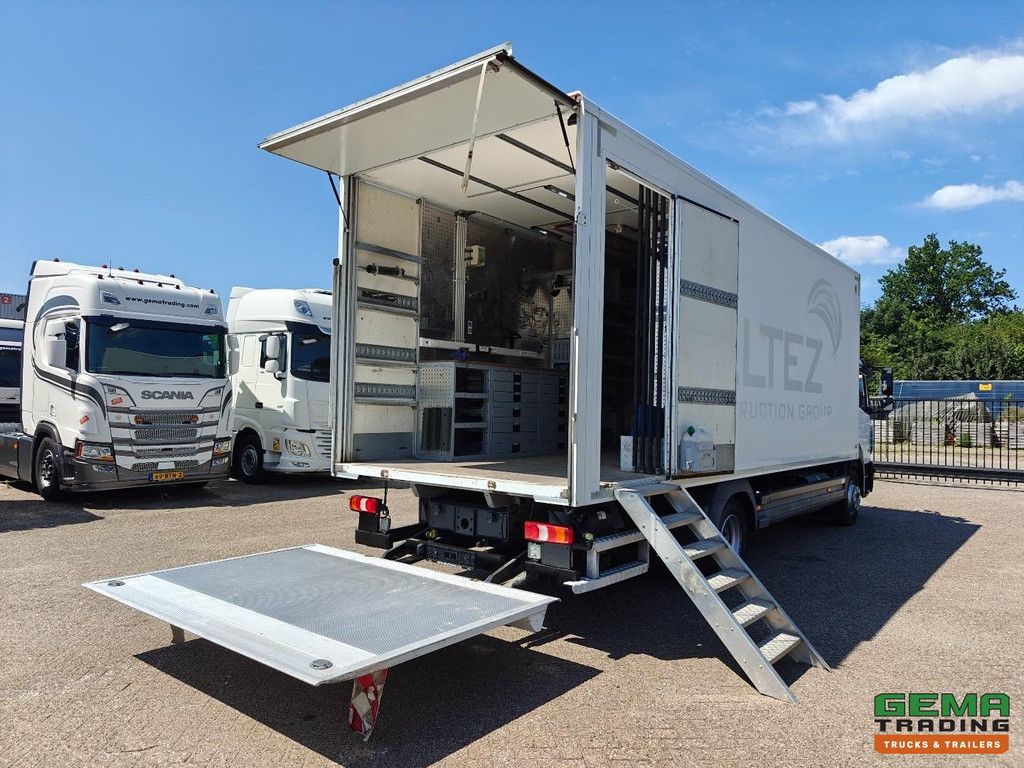 Mercedes-Benz Atego 1224 4x2 Day Cab 6 CIL Euro6A - Closed Box 7.25m + Tail Lift - Mobile Workshop - SmartTacho V2
