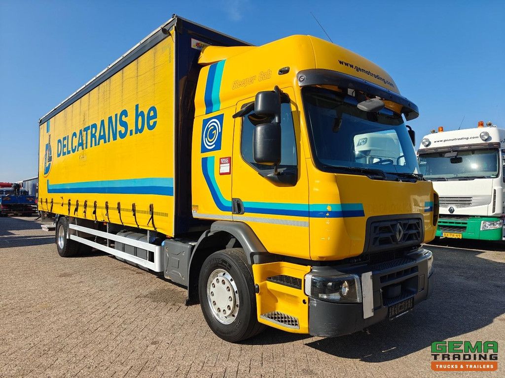 Renault D19 Wide 280 4x2 Schlafkabine Euro 6C – Schiebe-Staukasten aus Segeltuch 8,6 m + D Hollandia 2000 kg – Schiebedach – SmartTacho V2