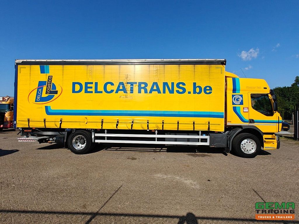 Renault D19 Wide 280 4x2 Schlafkabine Euro 6C – Schiebe-Staukasten aus Segeltuch 8,6 m + D Hollandia 2000 kg – Schiebedach – SmartTacho V2