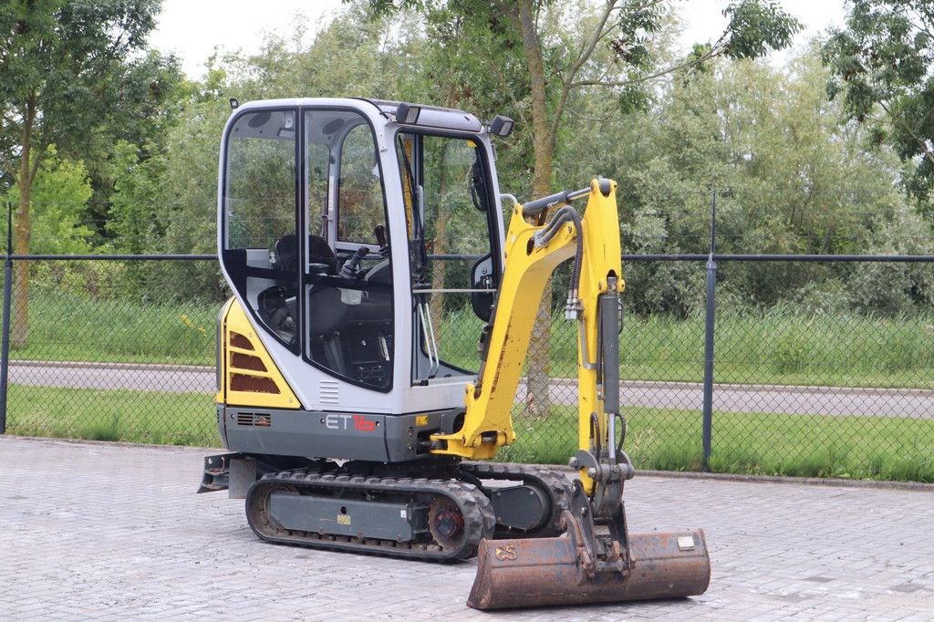 WACKER NEUSON ET16 | DUTCH LOW HOURS | 3 BUCKETS | HYDR. QC