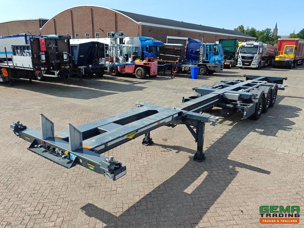 Broshuis 3UCC-39/45 MFCC Multi – Alle Containertypen – Liftachse – SAF-Scheibenbremse – TÜV bis 04/2027