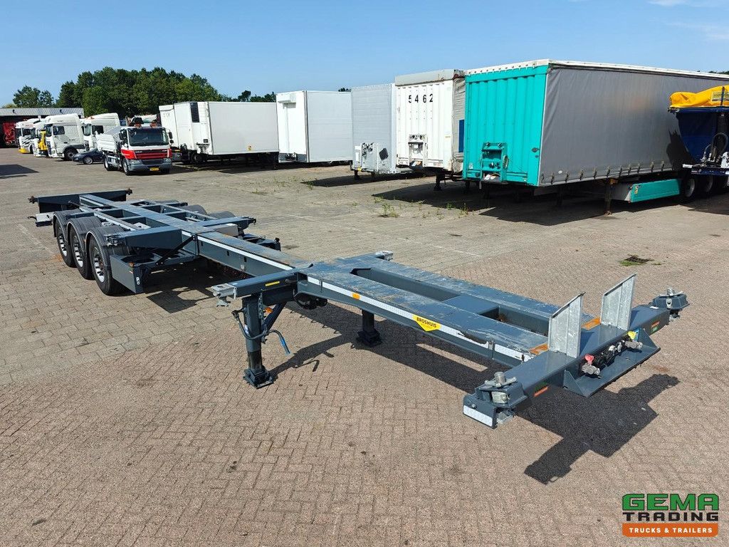 Broshuis 3UCC-39/45 MFCC Multi – Alle Containertypen – Liftachse – SAF-Scheibenbremse – TÜV bis 04/2027