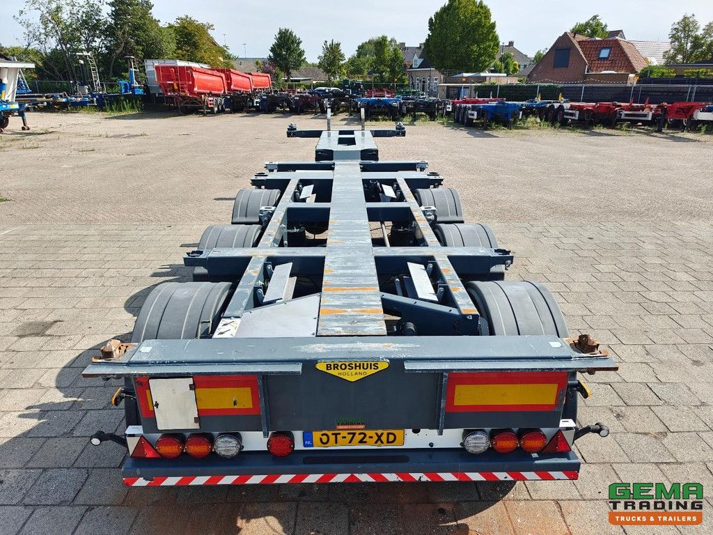 Broshuis 3UCC-39/45 MFCC Multi – Alle Containertypen – Liftachse – SAF-Scheibenbremse – TÜV bis 04/2027