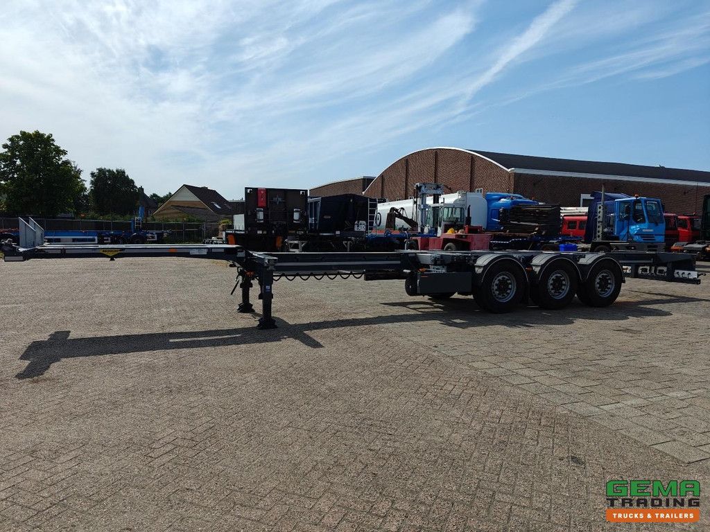 Broshuis 3UCC-39/45 MFCC Multi – Alle Containertypen – Liftachse – SAF-Scheibenbremse – TÜV bis 04/2027