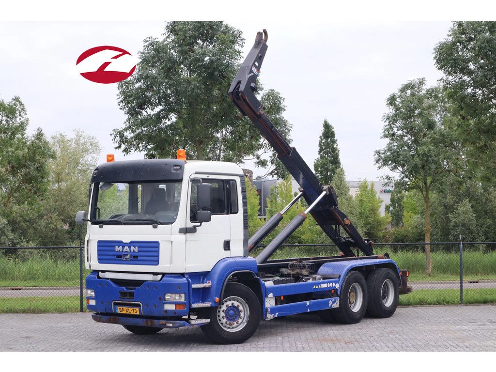 MAN TGA 26.350 6X4 EURO 3 FULL STEEL BIG AXLES VDL HOOK