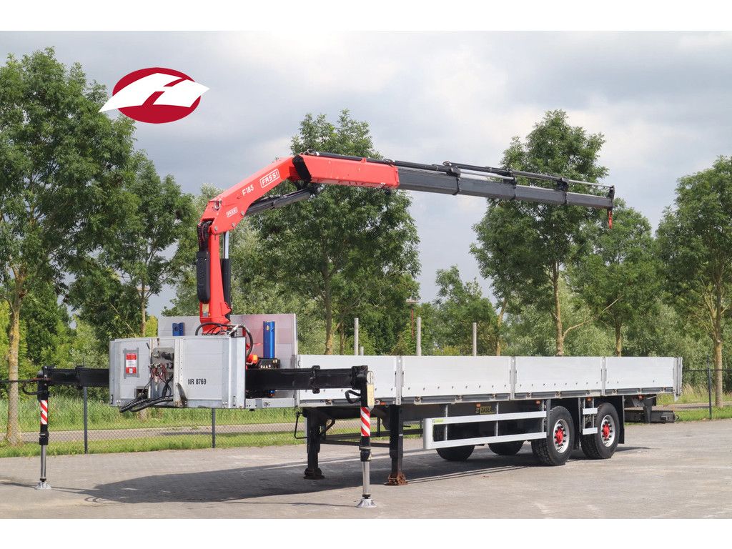 Zaslaw 2 AXLE OPEN TRAILER + FASSI F185-4 (YEAR 2023) REMOTE