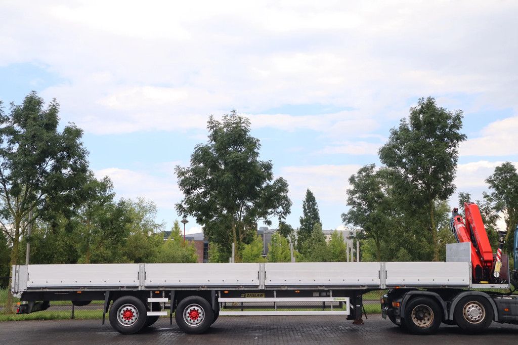 Zaslaw 2 AXLE OPEN TRAILER + FASSI F185-4 (YEAR 2023) REMOTE