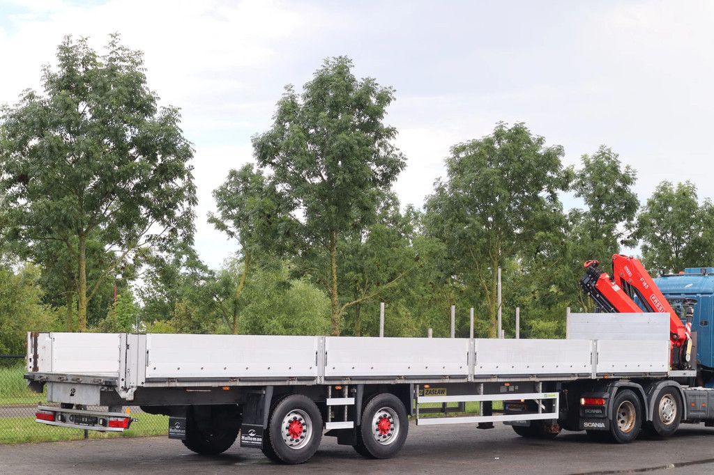 Zaslaw 2 AXLE OPEN TRAILER + FASSI F185-4 (YEAR 2023) REMOTE