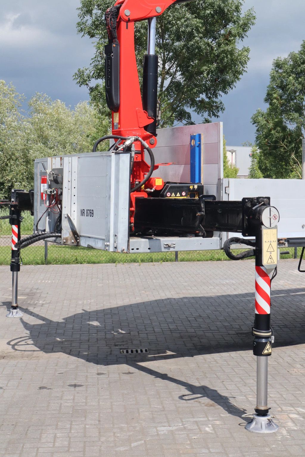 Zaslaw 2 AXLE OPEN TRAILER + FASSI F185-4 (YEAR 2023) REMOTE