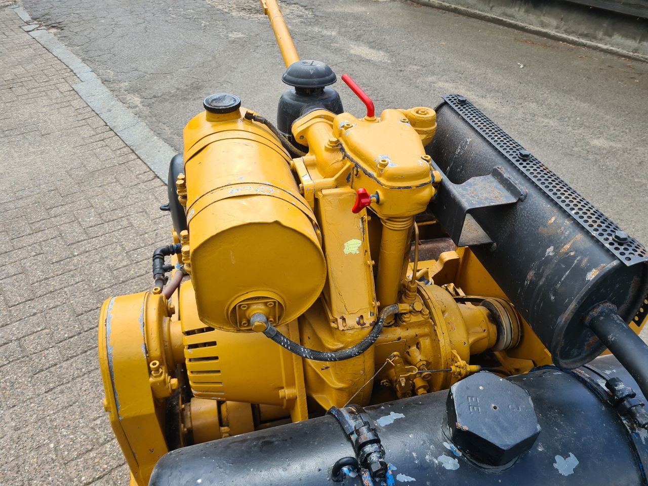 Bomag BW 90 s getrokken wals trilwals diesel.