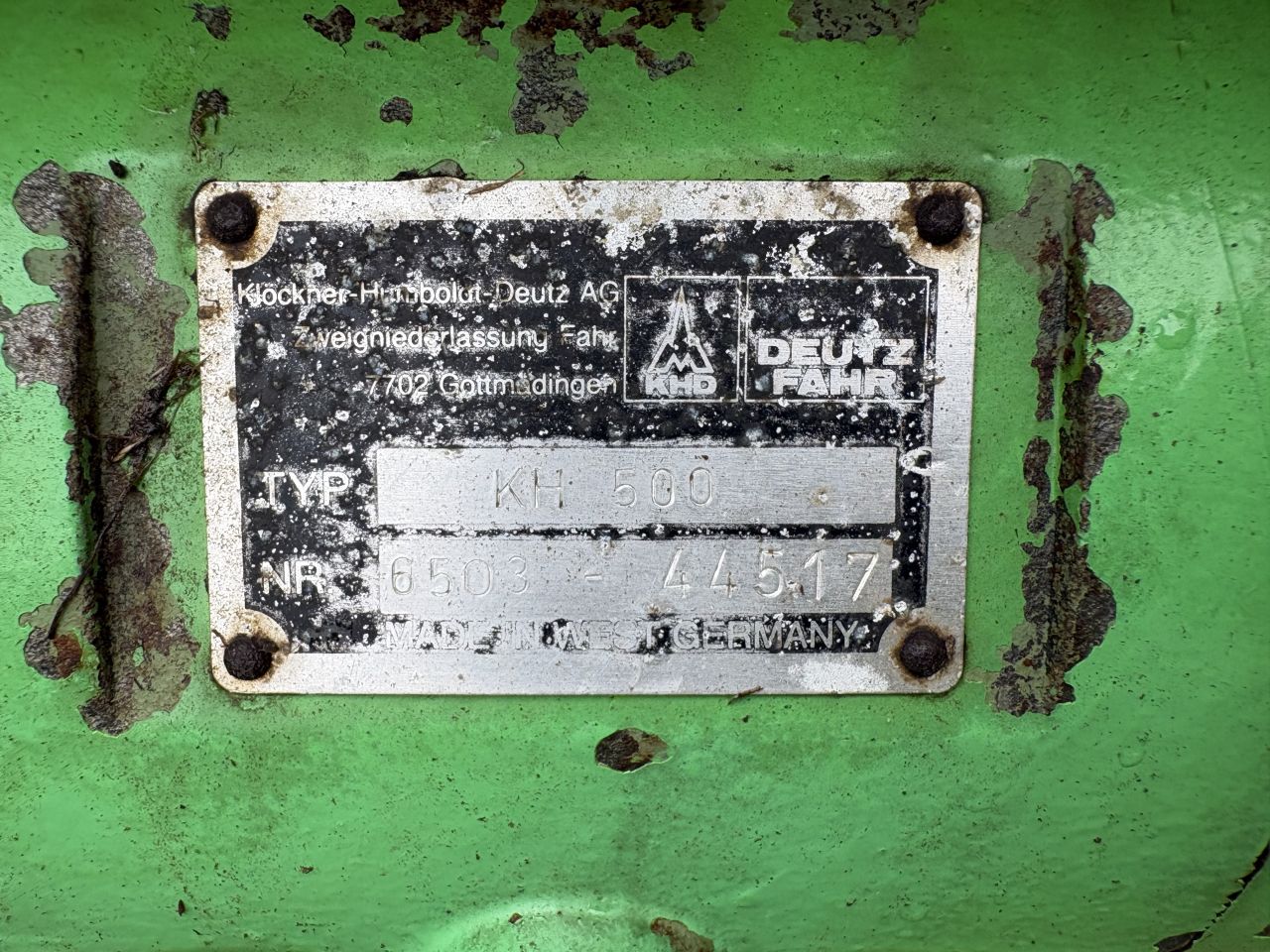 Deutz-Fahr KH500DN hydro-super