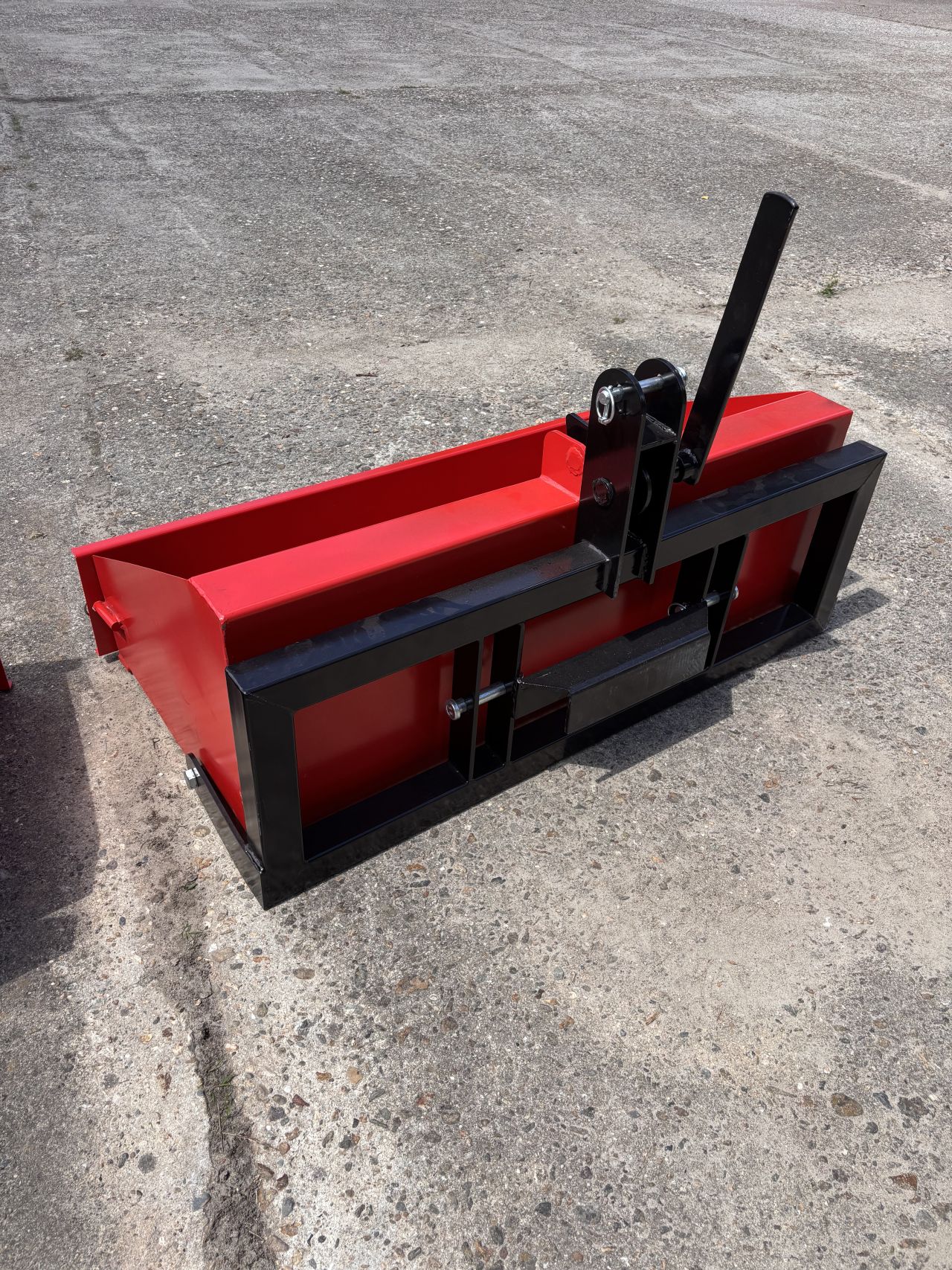Kantelbare grondbak 100cm - afneembare klep - gegalvaniseerd