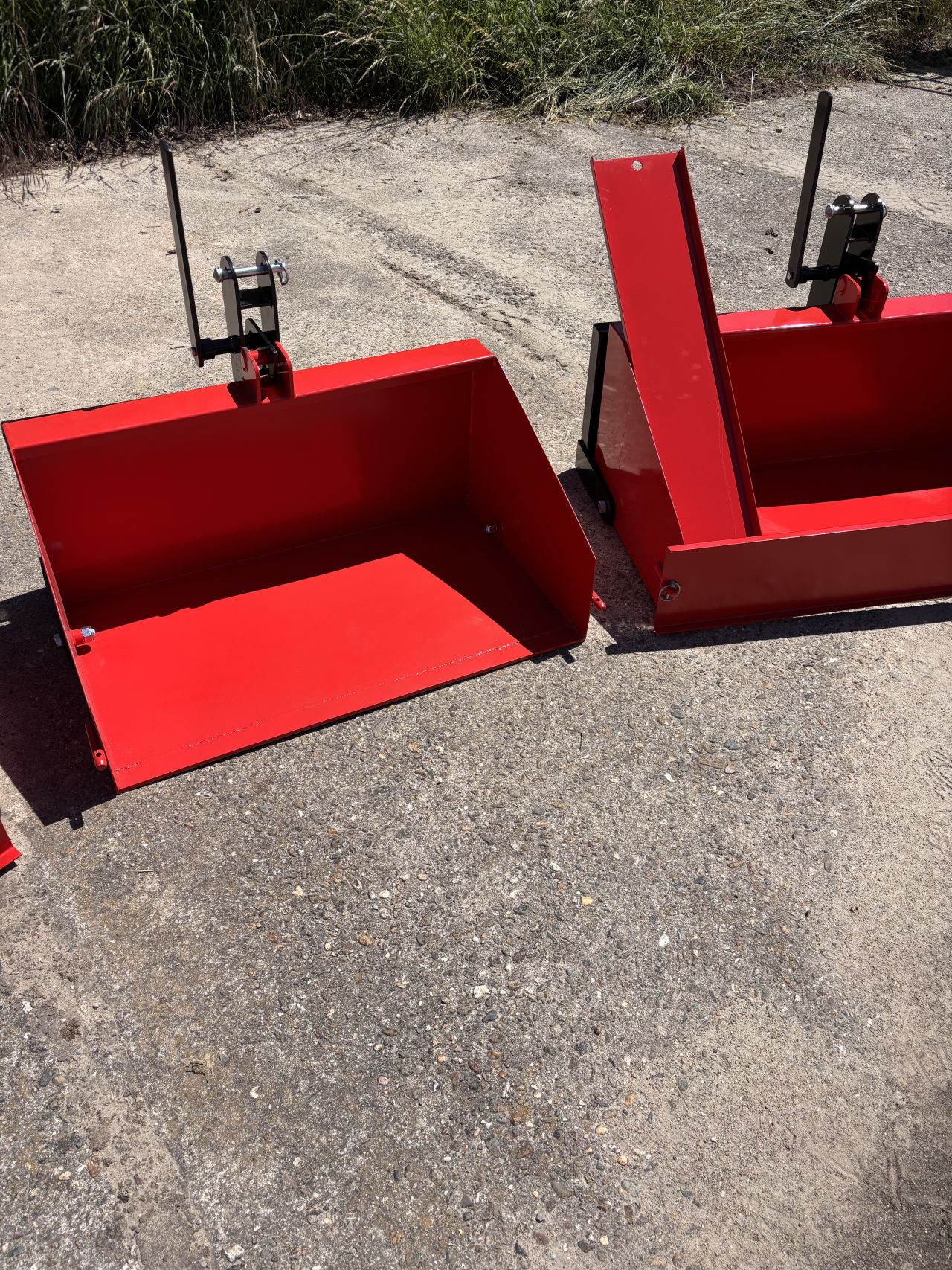 Kantelbare grondbak 100cm - afneembare klep - gegalvaniseerd
