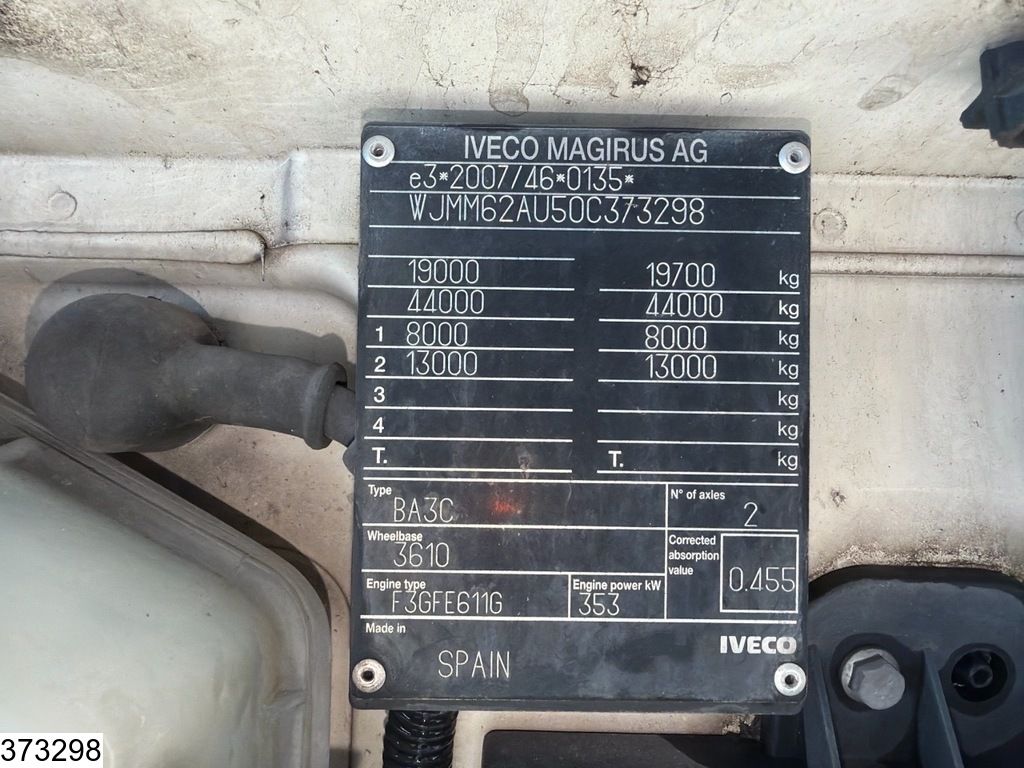Iveco Stralis 480 EURO 6, Standairco