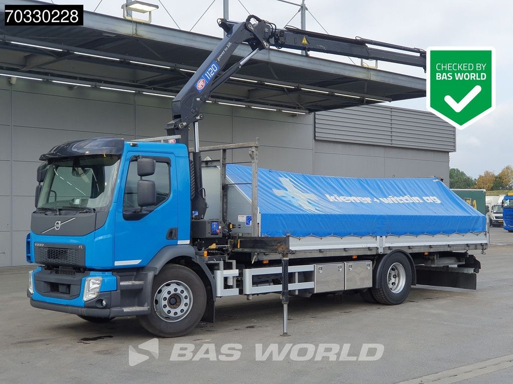 Volvo FL 280 4X2 18tons truck HMF 1120K-RC Crane Kran Full Air Manual Euro 6