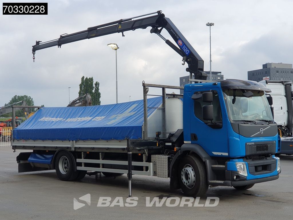 Volvo FL 280 4X2 18tons truck HMF 1120K-RC Crane Kran Full Air Manual Euro 6