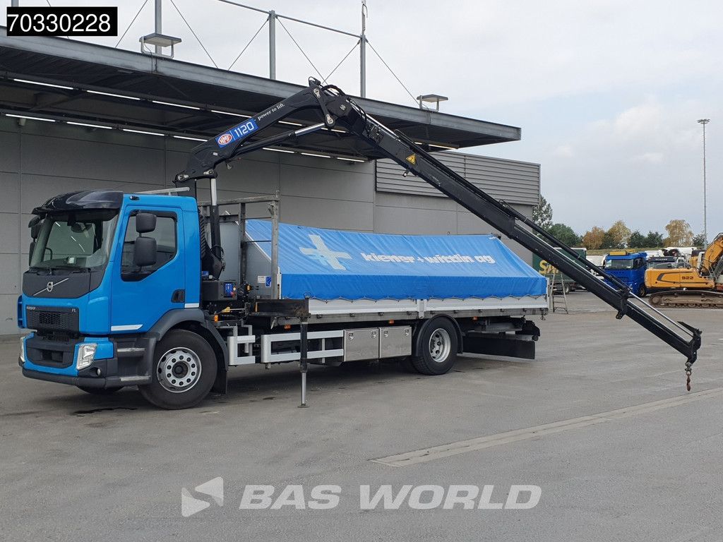 Volvo FL 280 4X2 18tons truck HMF 1120K-RC Crane Kran Full Air Manual Euro 6