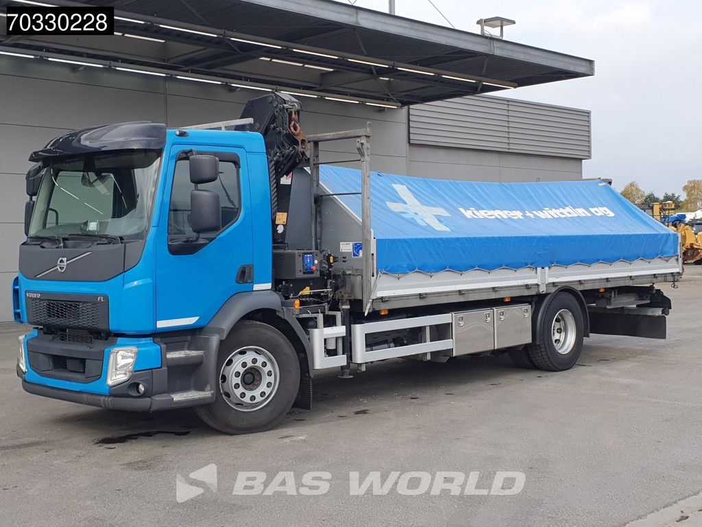 Volvo FL 280 4X2 18tons truck HMF 1120K-RC Crane Kran Full Air Manual Euro 6