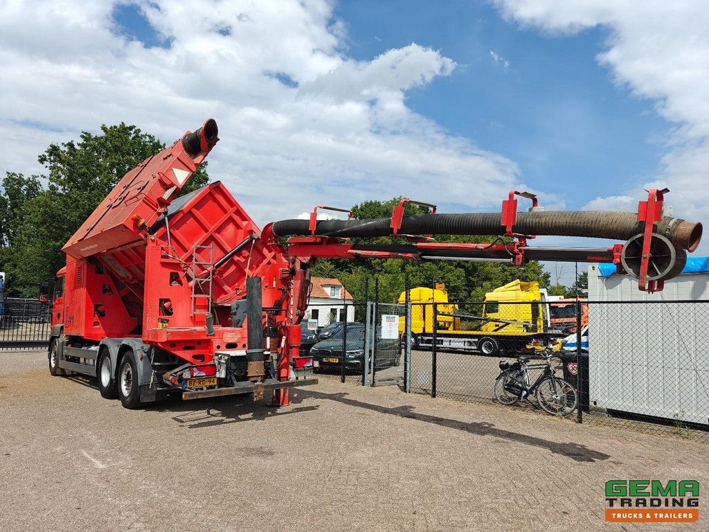 MAN TGS 28.440 6X2-4 BL Euro5 Tageskabine – RSP 2 Turbine – 8 m³ Saugbagger – Hydrostatischer Antrieb – Saugpumpe