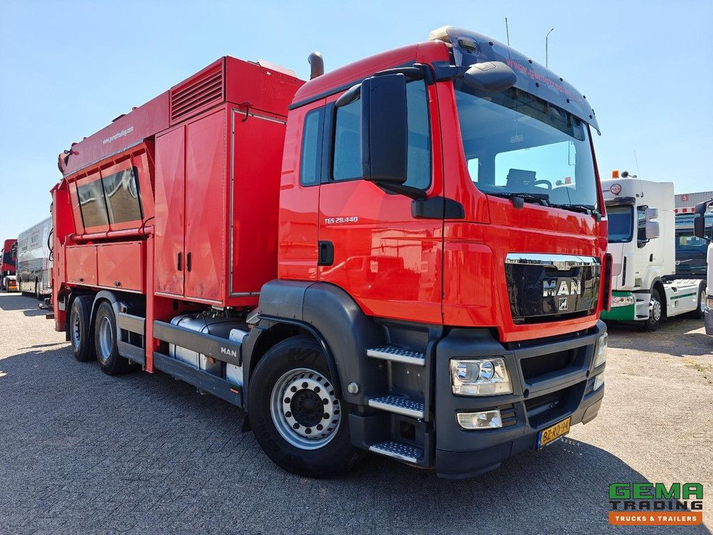 MAN TGS 28.440 6X2-4 BL Euro5 Tageskabine – RSP 2 Turbine – 8 m³ Saugbagger – Hydrostatischer Antrieb – Saugpumpe