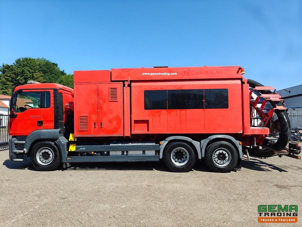 MAN TGS 28.440 6X2-4 BL Euro5 Tageskabine – RSP 2 Turbine – 8 m³ Saugbagger – Hydrostatischer Antrieb – Saugpumpe