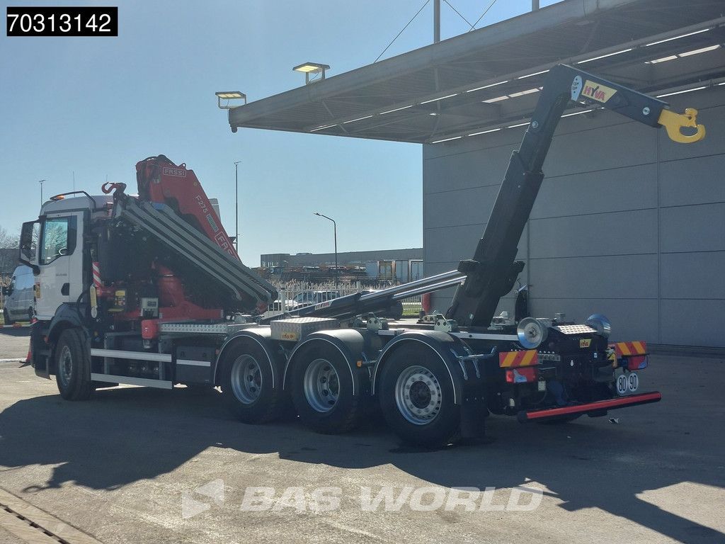 MAN TGS TGS 35.480 8X4 NEW! FASSI F275A Crane + HYVA 26-60 Hooklift Euro 6