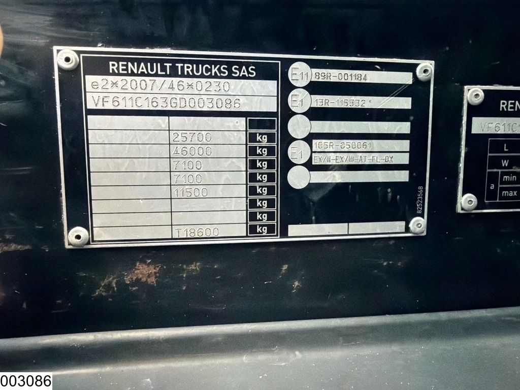 Renault T 460 6x2, EURO 6, Compressor, RHD
