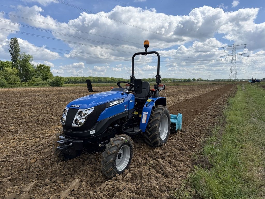 Solis 20 4WD minitractor DEMO 2026 optie met grondfrees