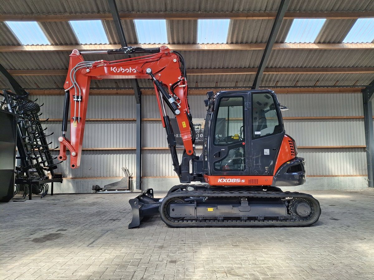 Kubota KX085-5 2P, midigraver, midikraan, BJ2026, Airco, Nieuw!