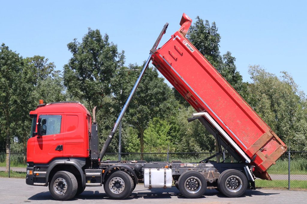Scania R580 V8 8X4 RETARDER BIG AXLES FULL STEEL EURO 6