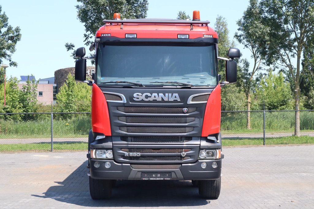 Scania R580 V8 8X4 RETARDER BIG AXLES FULL STEEL EURO 6