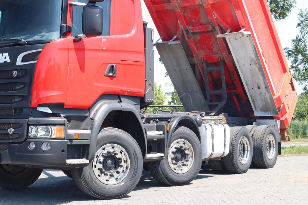 Scania R580 V8 8X4 RETARDER BIG AXLES FULL STEEL EURO 6