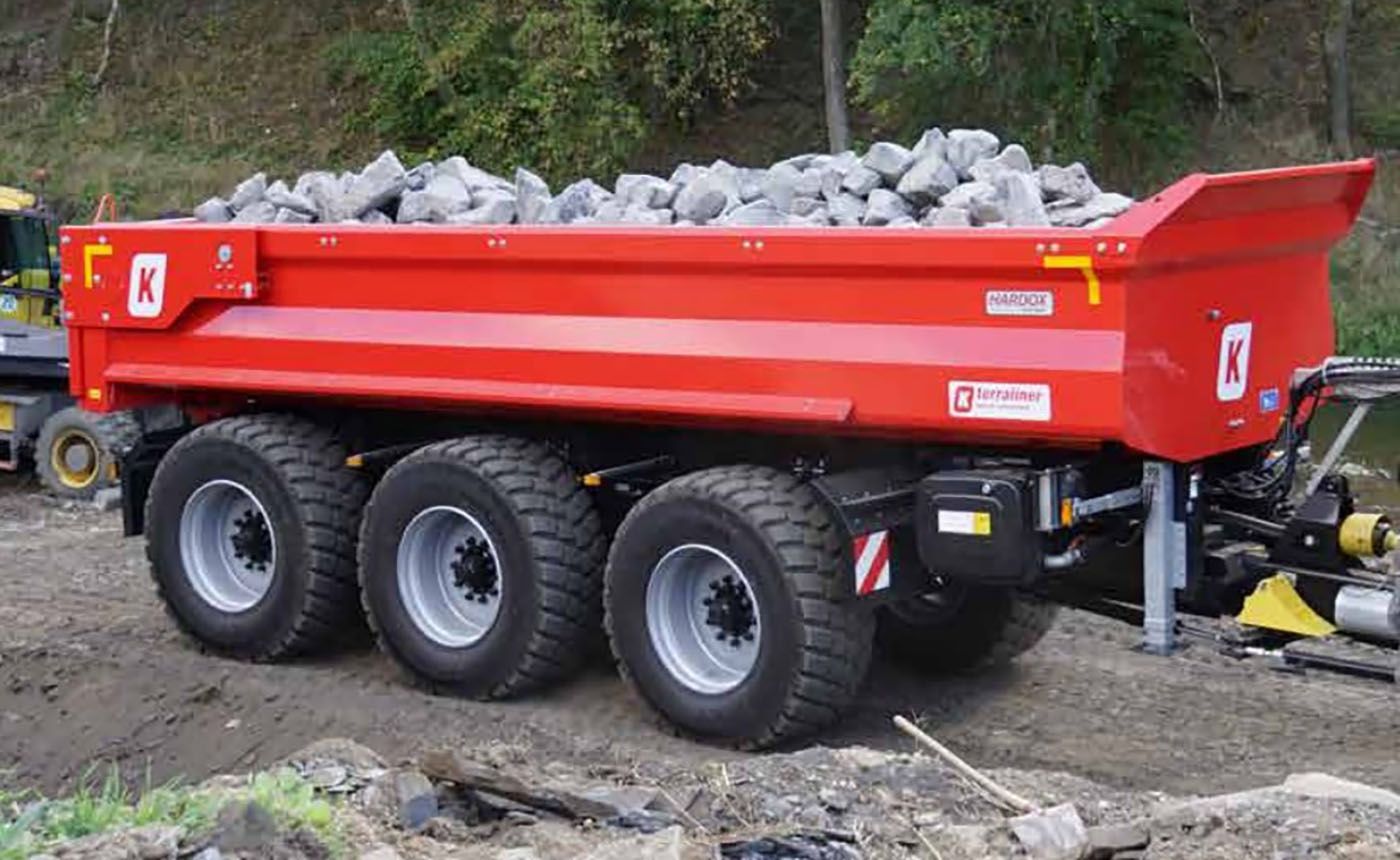 Kröger MPU30SP tridem, gronddumper, BJ2025.