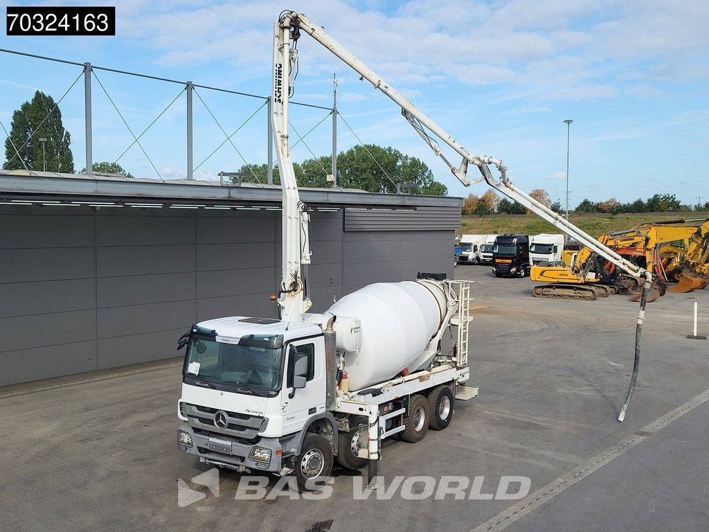 Mercedes Actros 3241 8X4 PUMI Schwing Stetter FBP 21-100 Pump + AM 7 FHC-L Mixer Euro 5