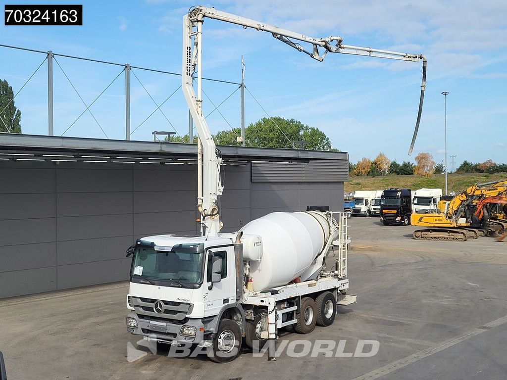 Mercedes Actros 3241 8X4 PUMI Schwing Stetter FBP 21-100 Pump + AM 7 FHC-L Mixer Euro 5