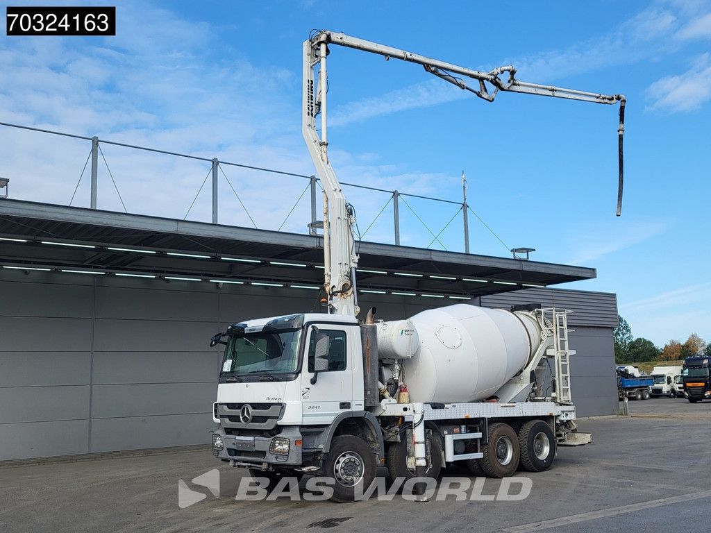 Mercedes Actros 3241 8X4 PUMI Schwing Stetter FBP 21-100 Pump + AM 7 FHC-L Mixer Euro 5