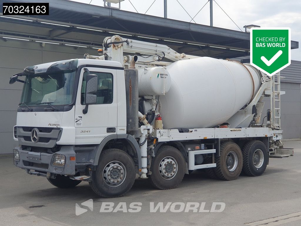 Mercedes Actros 3241 8X4 PUMI Schwing Stetter FBP 21-100 Pump + AM 7 FHC-L Mixer Euro 5